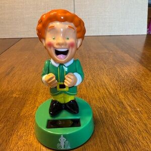 ELF Solar-Powered Dancing Figure - Green and Orange